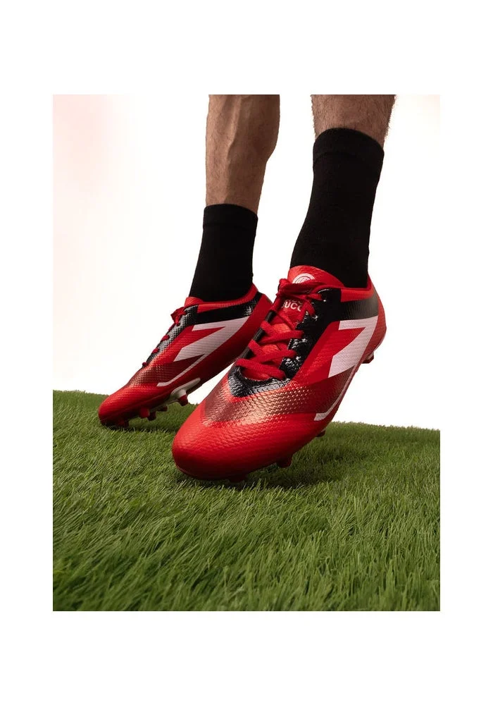 Bacca Bucci Red Fury “Strike X” Firm ground Football Shoes for Men | Best Price UAE